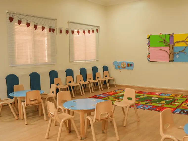 A bright, colourful Little Seeds classroom